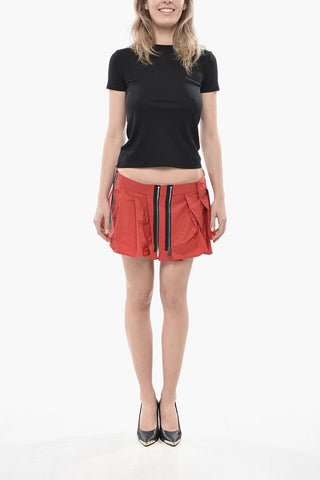 Minigonna a Pieghe con Zip