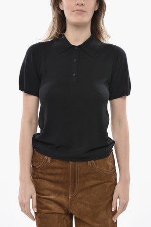 Lightweight Knit with Polo Collar