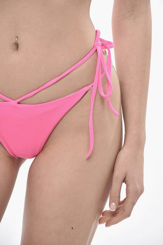 Swimsuit Brief with Lace-Up Design