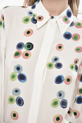 Chemisier EYES in Seta con Abbottonatura Nascosta
