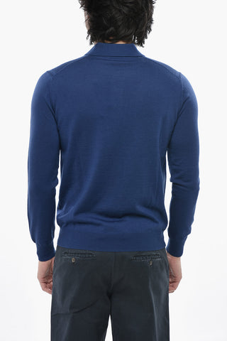 Pullover Aus Extrafeiner Schurwolle Mit Polokragen