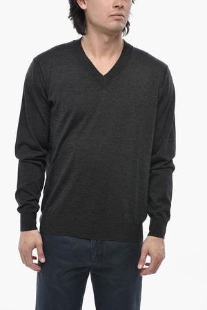 Extrafine Virgin Wool V-Neck Sweater