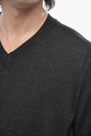 Extrafine Virgin Wool V-Neck Sweater