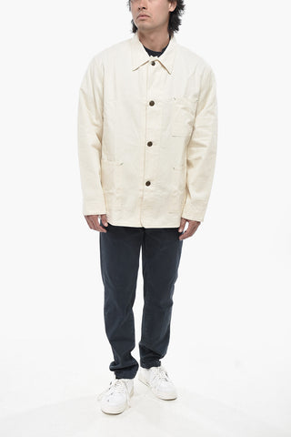 Lightweight Denim Overshirt with Pocket