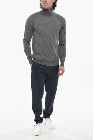 Extrafine Virgin Wool Turtleneck Sweater