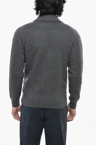 Cardigan Scollo a V In Lana Vergine