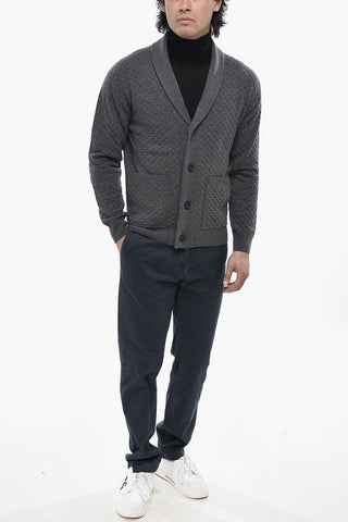 Virgin Wool V-Neck Cardigan