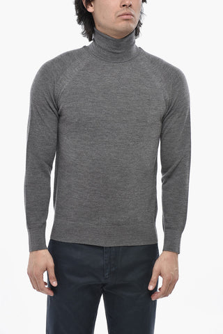Virgin Wool Turtleneck Sweater