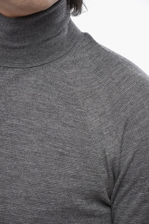 Virgin Wool Turtleneck Sweater