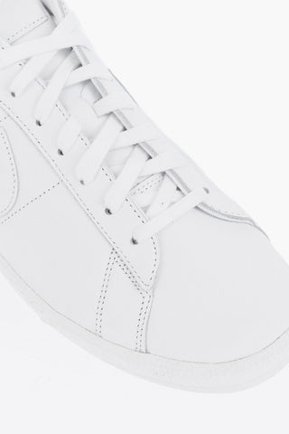 CDG X NIKE Niedrige Leder-Sneaker mit Gummisohle