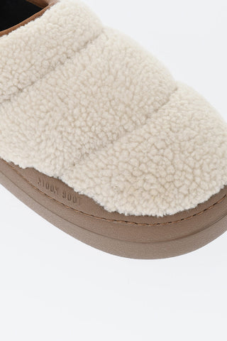 Stivaletti PUFFER in Shearling con Suola in Gomma