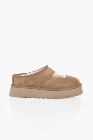 Suede Mules BEA with Mary Jane Design