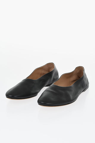 Geprägte Leder-Ballerinas AWAR
