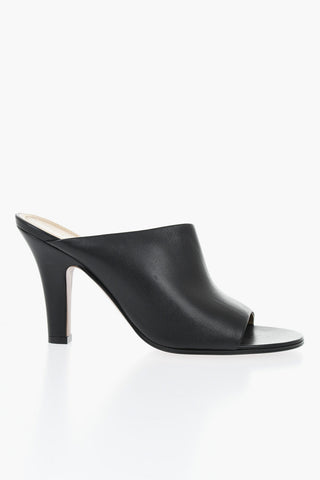 Leather Mules SIGNUM With 10 cm Heel