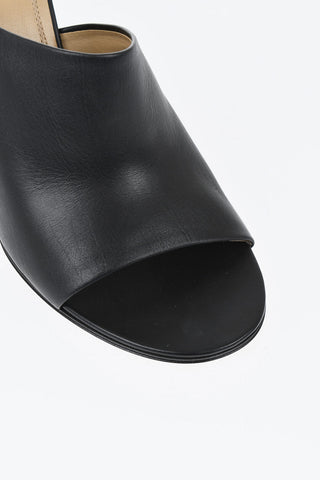 Leather Mules SIGNUM With 10 cm Heel