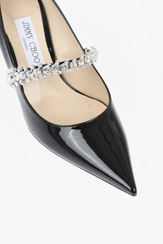 Patent Pumps BING With Rhinestone Details 7 cm Heel
