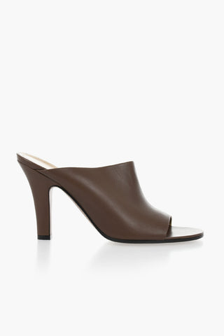 Sabot In Pelle SIGNUM Con Tacco 10 cm