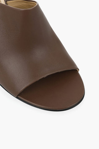 Sabot In Pelle SIGNUM Con Tacco 10 cm