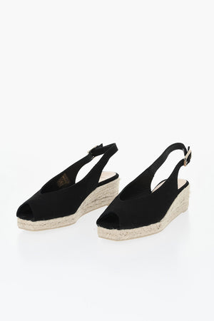 Espadrillas Open Toe DOSALIA con Design Slingback e Zeppa 5cm