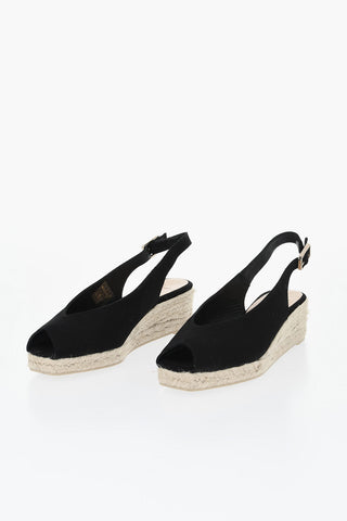 Espadrillas Open Toe DOSALIA con Design Slingback e Zeppa 5cm