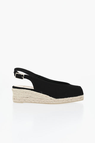 Espadrillas Open Toe DOSALIA con Design Slingback e Zeppa 5cm