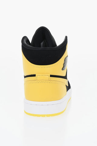 AIR JORDAN 1 MID SE 투톤 가죽 하이탑 스니커즈