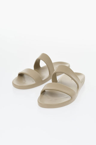 Rubber Double-Slide Sandals