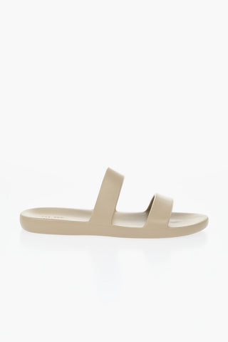 Rubber Double-Slide Sandals