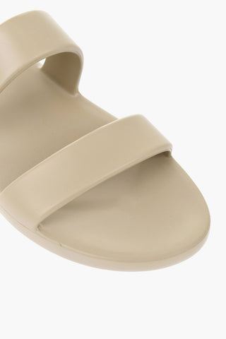 Rubber Double-Slide Sandals