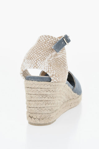 Espadrillas in Canvas CHIARITA con Zeppa 8cm