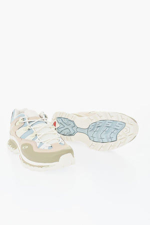 Suede and Multicolored Fabric Low-top Sneakers XT-QUEST 2
