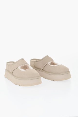 Suede Mules BEA with Mary Jane Design