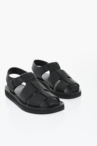 Hammered Leather Sandals FISHERMAN