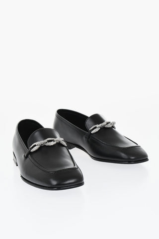 Leder-Mokassins DIAMOND TILDA Mit Kettendetail