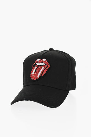 Uni-Baseballmütze ROLLING STONES mit Perlendetail