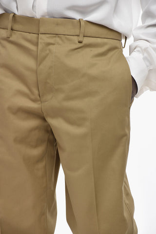 Casual-Hose Aus Baumwoll-Twill