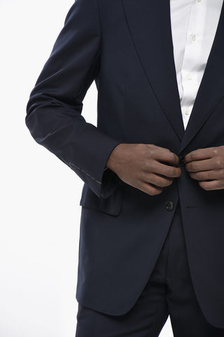Wool Suit SHELTON, Two Vents, Peak Lapel