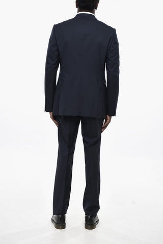 Wool Suit SHELTON, Two Vents, Peak Lapel