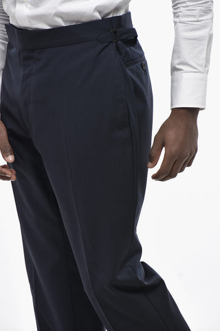 Wool Suit SHELTON, Two Vents, Peak Lapel