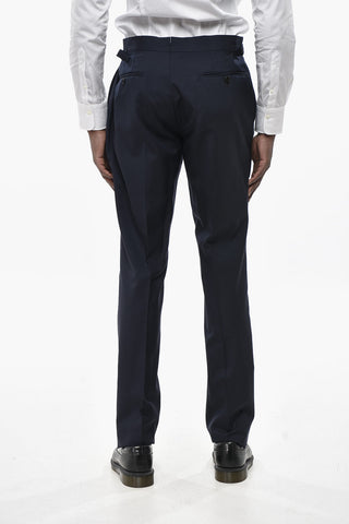 Wool Suit SHELTON, Two Vents, Peak Lapel