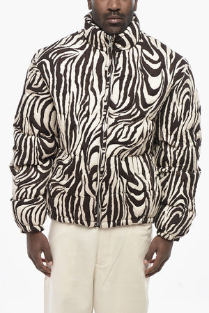 Giubbotto a Fantasia Animalier Imbottito