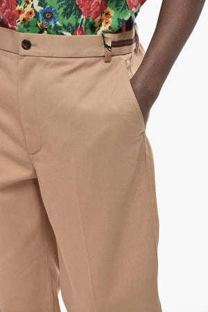 Pantaloni Casual in Cotone con Motivo Iconico