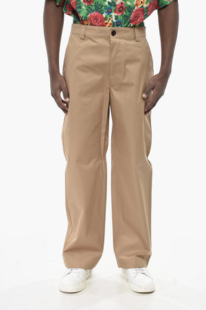 Pantaloni In Cotone con Dettaglio Iconico