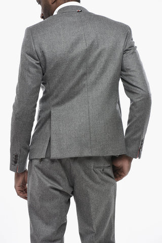 3-Button Wool Suit With Double Vent