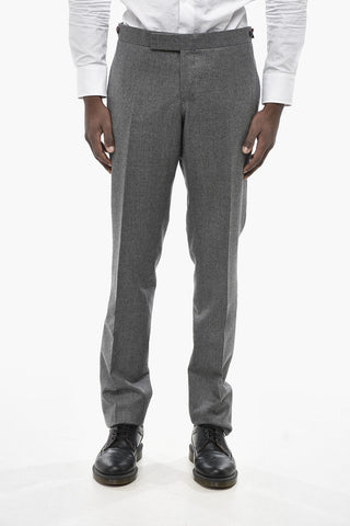 3-Button Wool Suit With Double Vent