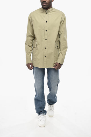 가벼운 코튼 오버셔츠, 패치 포켓 디테일