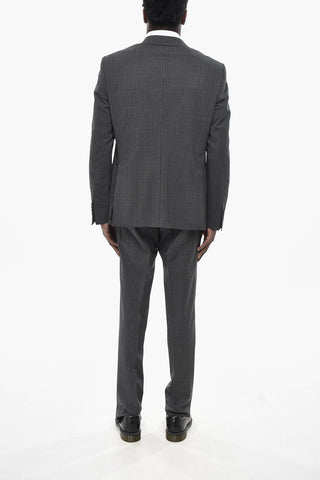 Nadelstreifenanzug aus Stretch-Schurwolle