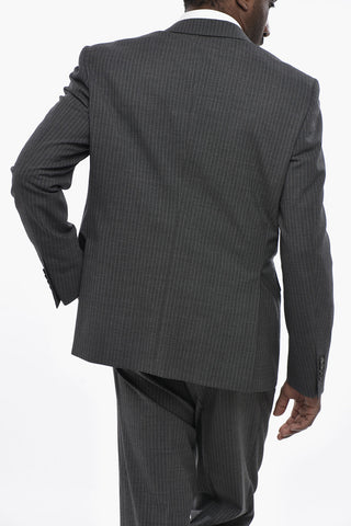 Nadelstreifenanzug aus Stretch-Schurwolle