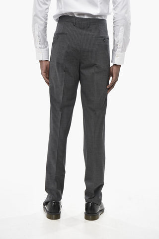 Nadelstreifenanzug aus Stretch-Schurwolle