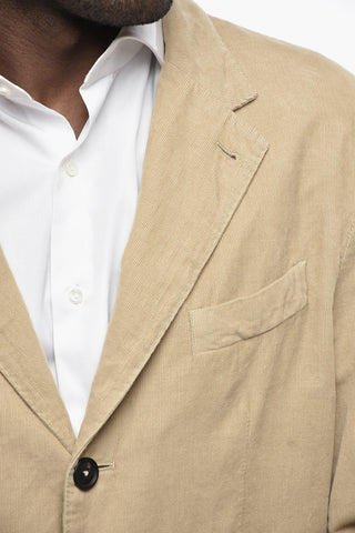 골지 벨루어 수트 투 슬릿 클래식 노치 라펠